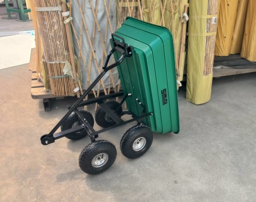 עגלת משא לשטח ולגינה דגם משופר 75 ליטר Heavy Duty תוצרת SMITH 