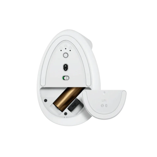 עכבר אנכי אלחוטי לבן Logitech 910-006475 Lift Vertical Ergonomic Mouse