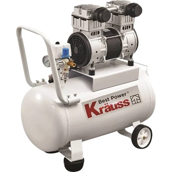 מדחס אוויר שקט 2 ראשים ללא שמן 4 כ"ס KR-4010S            