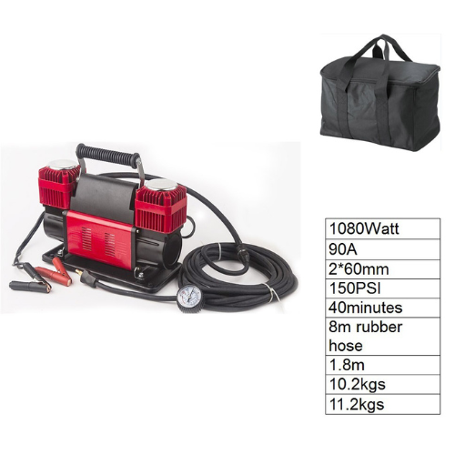 קומפרסור 60 150 PSI 90A HDממ בוכנה כפולה