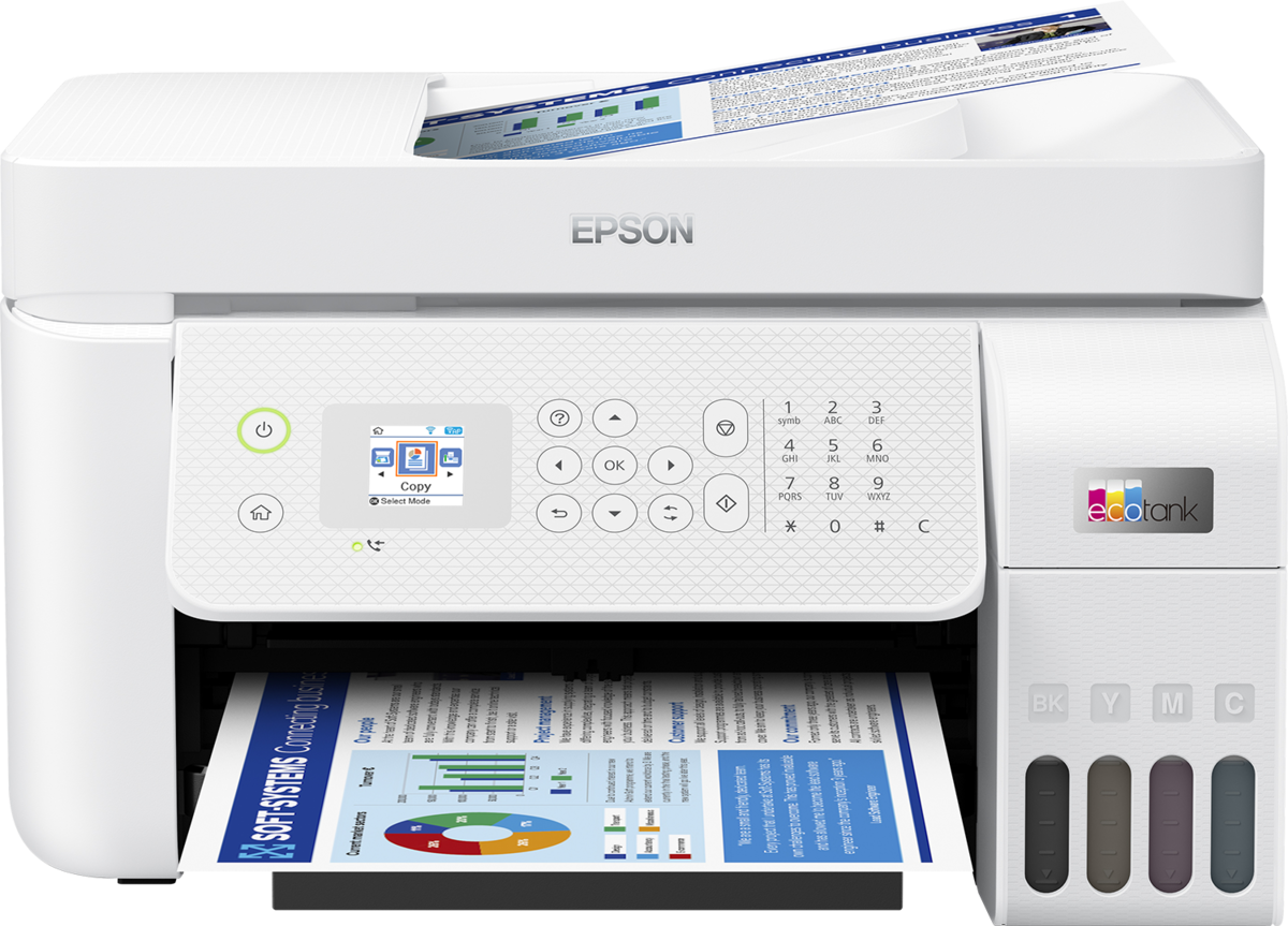 מדפסת הזרקת דיו Epson EcoTank L5296