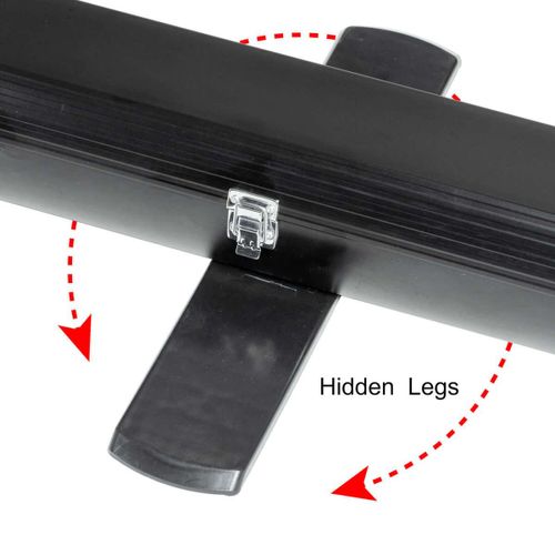 רקע נייד רול-אפ Ultrablitz FB-150200 Easy Pull Up PVC אפור