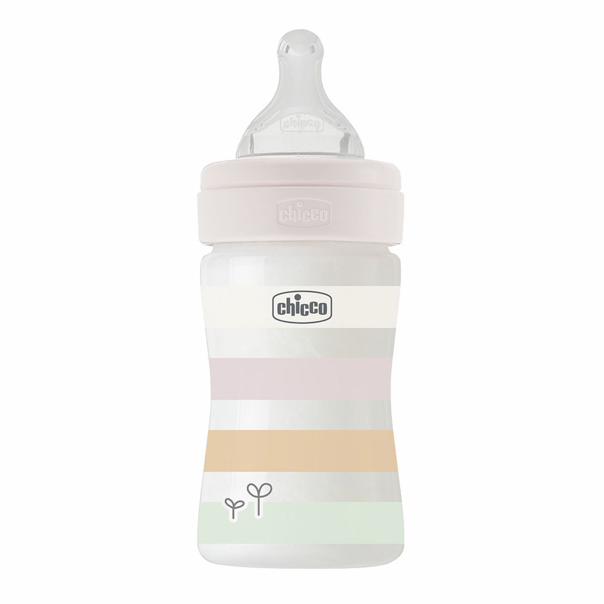 בקבוק האכלה לתינוק Well-Being ‏150 מ״ל לבן Chicco