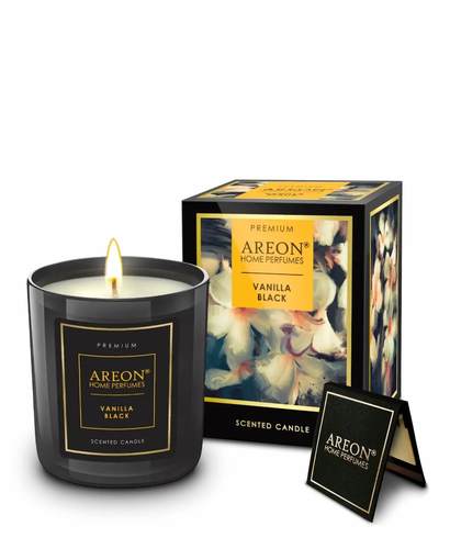 נרות ארומטיים – VANILLA BLACK AREON