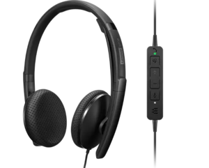 אוזניות LENOVO Wired VoIP Headset | USB-C-to-USB-A converter | 2Y