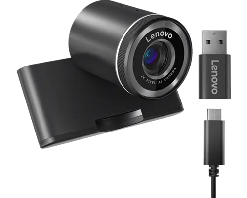 מצלמת רשת Lenovo QHD 2K Webcam | 3Y