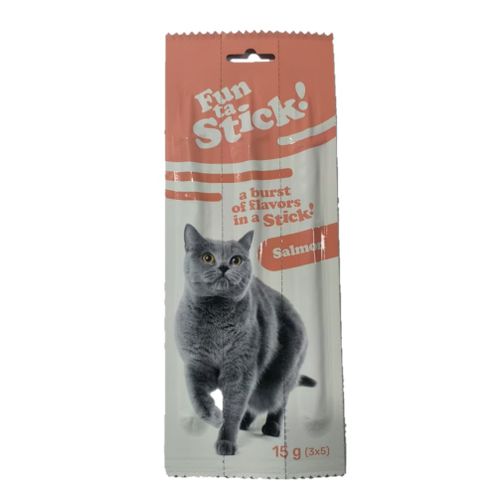 חטיף סטיקים לחתולים סלמון 3 יח Milky Way