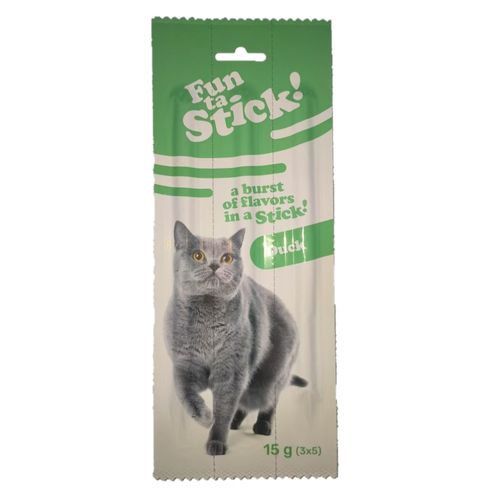 חטיף סטיקים לחתולים בטעם ברווז 3 יח Milky Way