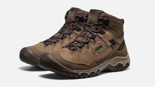 נעלי טיולים לגברים Targhee IV Mid חום בהיר - Keen