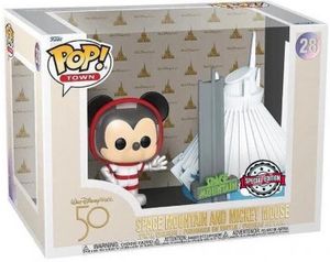 POP Town: WDW50- Space Mountain w/ Mickey - פגום אריזה Funko