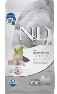 אין די כלב לבן מיני 2 ק"ג   N&D White Dogs Mini | מולי חיות מחמד