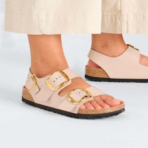 סנדל BIRKENSTOCK MILANO BIG BUCKLE ורוד מידות 36-41 לנשים