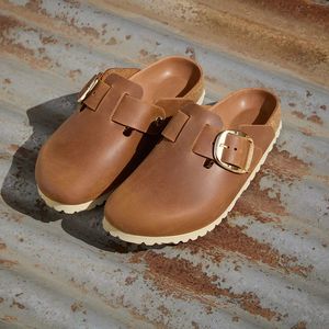 כפכף BIRKENSTOCK BOSTON BIG BUCKLE חום מידות 36-42 לנשים