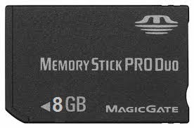כרטיס זיכרון Memory Stick PRO Duo 8GB