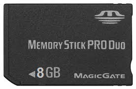 כרטיס זיכרון Memory Stick PRO Duo 8GB