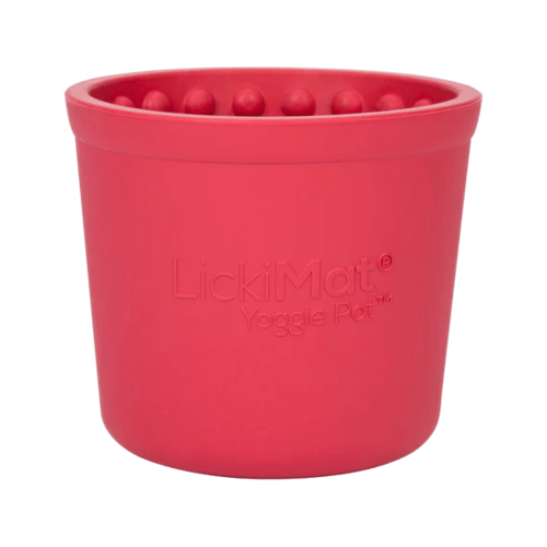 ליקי מט LickiMat קערת ליקוק עמוקה Yoggie Pot בצבע ורוד