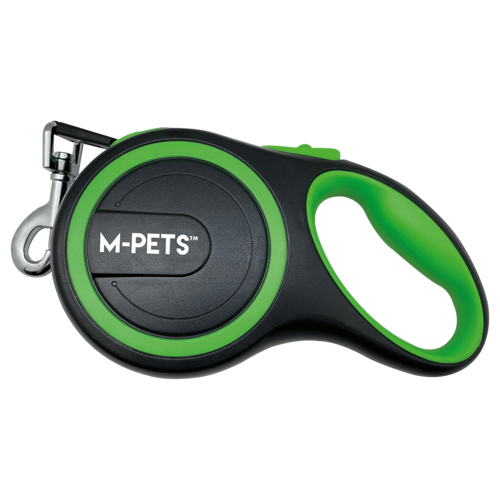 אמ פטס M-Pets רצועה מתארכת לכלב עד 50 ק?ג ירוק L