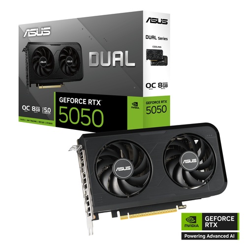 כרטיס מסך ASUS Dual GeForce RTX 5050 8GB GDDR7 OC Edition