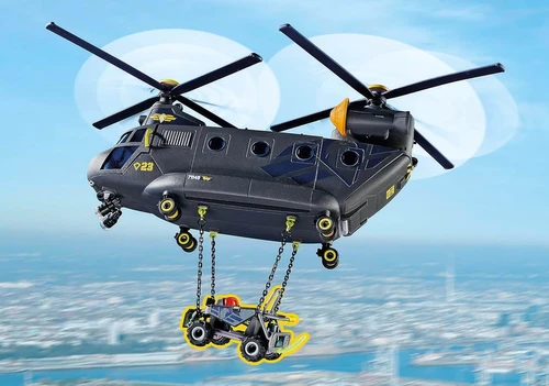 משחק פליימוביל מסוק תובלה של כוחות מיוחדים לגילאי 5+