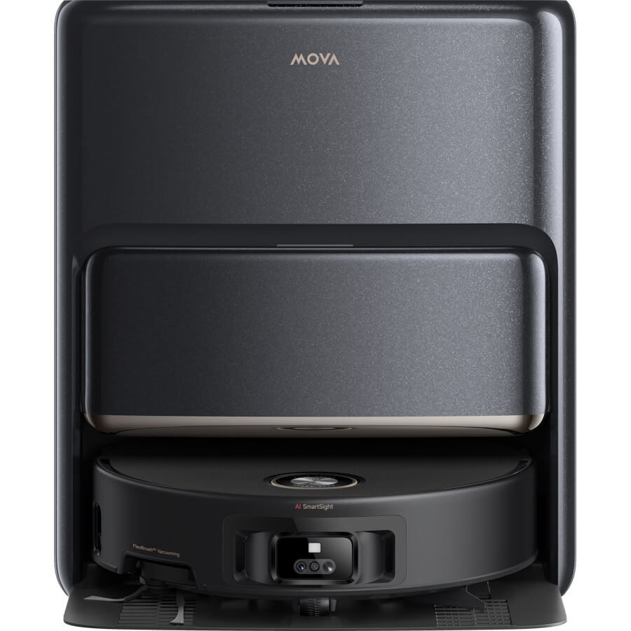 שואב אבק רובוטי כולל תחנת עגינה וערכת אביזרים Mova מובה Z60 Ultra Roller Complete Black