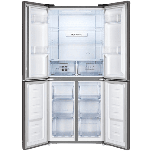 מקרר הייסנס RQ-57BS נירוסטה שחורה