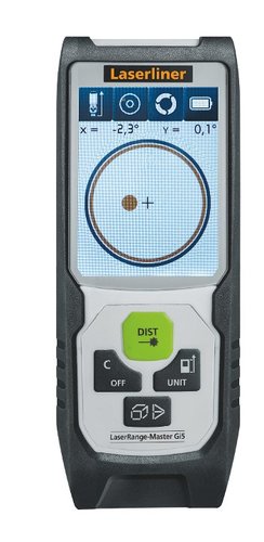  מד טווח לייזר מקצועי 50 מטר קרן ירוקה LASERLINER 080.838A
