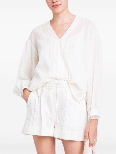 TWINSET V-neck Sweatshirt | White