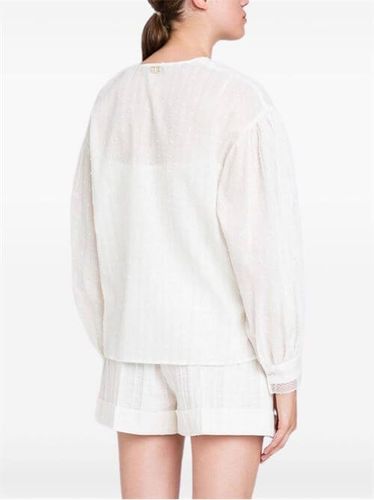 TWINSET V-neck Sweatshirt | White