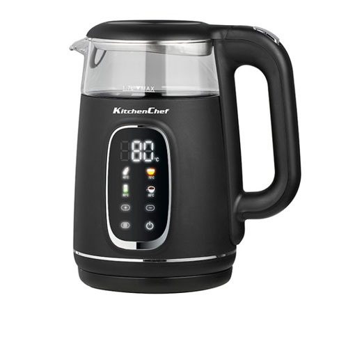 קומקום חשמלי דיגיטלי שחור 1.7 ליטר 5261 Kitchen Chef קיטשן שף