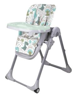 כסא אוכל פסטו Pesto עם ריפוד דמוי עור מעובה, מצבי גובה ושלושה מצבי שכיבה - דינוזאור