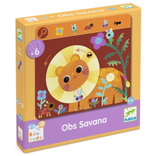 משחק לימודי חפש ומצא סוואנה מבית DJECO