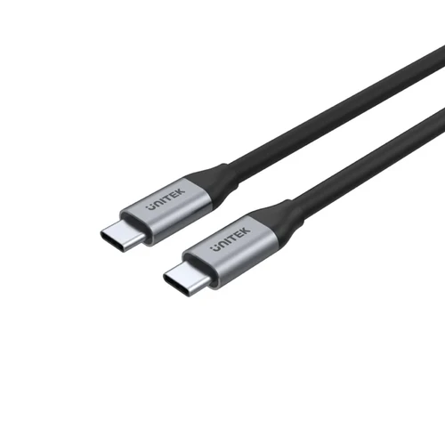 כבל טעינה מהירה UNITEK USB-C TO USB-C 100W PD C14082ABK 1M