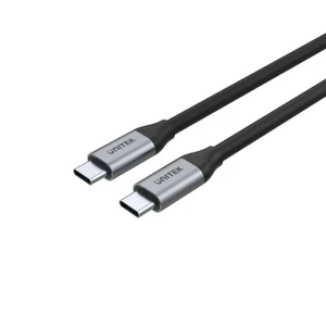 כבל טעינה מהירה UNITEK USB-C TO USB-C 100W PD C14082ABK 1M