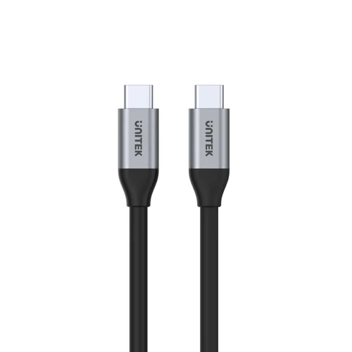 כבל טעינה מהירה UNITEK USB-C TO USB-C 100W PD C14082ABK 1M