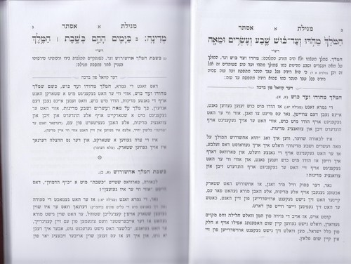מגילת אסתר תרגום אידיש