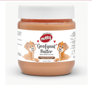 חמאת בוטנים לכלבים 340 גרם Nutty Goofynut Butter | מולי חיות מחמד