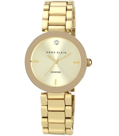 Anne Klein AK/1362CHGB נשים עם שיבוץ יהלום