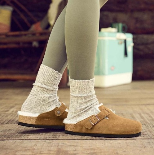 כפכף BIRKENSTOCK BOSTON חום מידות 36-41 לנשים
