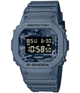 CASIO DW-5600CA-2D Camouflage Square Blue