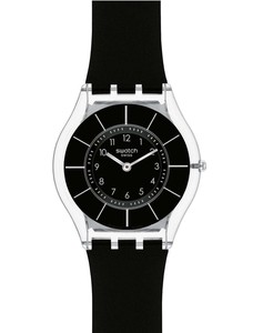 Swatch SS08K103 סקין דק מאוד BLACK CLASSINESS מלאי קטן מהרו להזמין