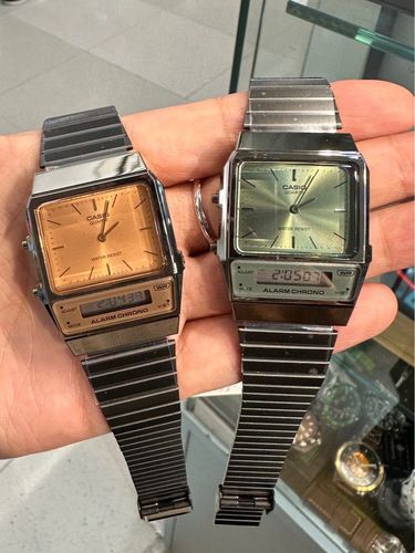 CASIO AQ-800ECGG-4A עיצוב רטרו 