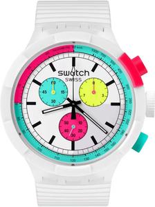 Swatch SB06W100 BIG BOLD THE PURITY OF NEON הזמנה מוקדמת אספקה בתאריך 12/11