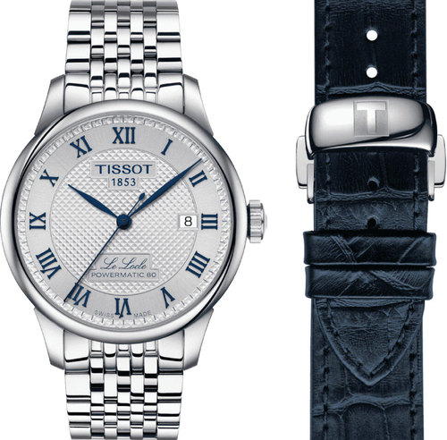 Tissot T0064071103303 Le Locle 20th Anniversary 39.3mm עם רצועה נוספת מתנה