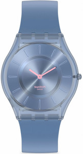 Swatch SS08N100-S14 DENIM BLUE סקין דק מאוד הזמנה מוקדמת אספקה בתאריך 12/11