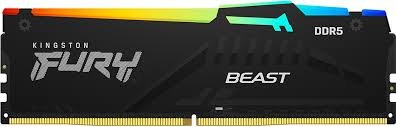 ז.לנייח KINGSTON FURY BEAST RGB 32GB DDR5 6000MHZ CL30 EXPO XMP