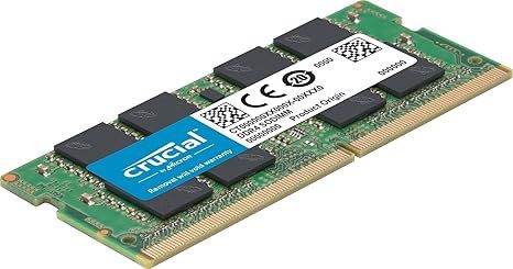 ודול זיכרון למחשב נייד Crucial 16GB DDR4 3200MHz CL22