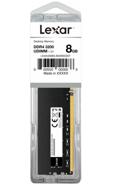 זיכרון LEXAR DIMM 8GB DDR4 3200MHZ 1.2V 