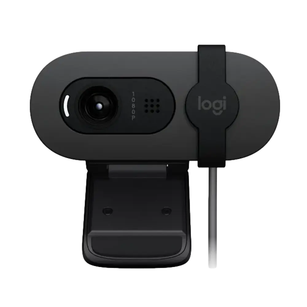 מצלמת רשת Logitech Brio 100 960-001585 1080p FHD USB WebCam