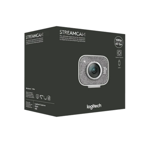 מצלמת רשת Logitech StreamCam-OFF 1080P צבע לבן 