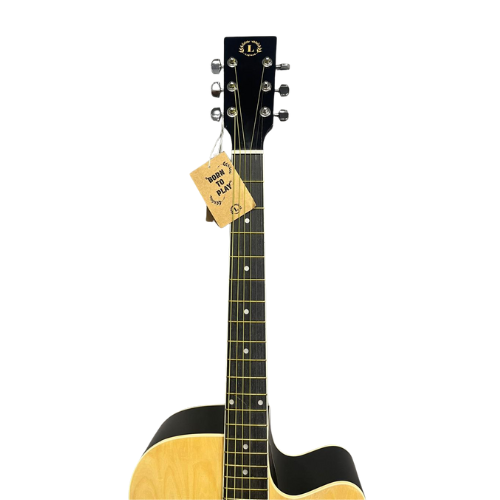 גיטרה אקוסטית CUTAWAY בצבע טבעי מבית LEGRAND